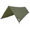 HFXHIJXQ Tarp 300 x 294 cm, grigio e arancione, resistente telo per tenda in poliestere con occhielli, leggero e pieghevole, per trekking, escursioni e attività all'aperto
