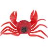 Lastdaytime Esca di granchio morbido per pesca in mare, 140 mm, trappola artificiale in PVC, per barca, kayak, spiaggia, casting, colore rosso (rosso L)