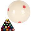 Générique Cue Ball - Cue Ball con 6 Punti Piscina UK Red Dimensioni Della Piscina, Po-OL Standard Biliardo -e Ba-LL, Biliardo Training Båll Pool Aiuta A Migliorare , Il Posizionamento