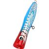HUSHUI Esca da Pesca Popper Colori Attraenti Riflettenti per Spigola Tonno GT 5,5 Pollici 1,6 Once Grande Esca in Legno (01#)