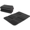 JHSDHYD Foldable Camping Sleeping Foam Mat Cuscino da spiaggia for campeggio for sedile trekking Tappetino seduta pieghevole impermeabile for viaggi picnic all'aperto(Black)