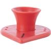 Homyl Golf Tee Sostegno Pallina Supporto Pallina Base Cuore Realizzato in Pp Ottimo per Allenamento Precisione Adatto a Casa Corte Pratica, Rosso