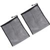 HUSHUI Borsa Sportiva per Palline da Tennis e Scarpe, Resistente Organizer con Coulisse in Rete di Poliestere per Viaggi, 40x33 Cm, Set di 2