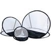 Zxpjkyu Rete da Allenamento Golf Portatile con Struttura in a Rete Cinghia Elastica E Telaio Richiudibile Adatta per Pratica Domestica Esterni Giardino Uso Professionale, Bianco