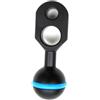 FytStycale YS Head Adapter Ball Clip Braccio Connettore Convertitore Alluminio Anti Corrosione Facile Installazione Adatto per Fotografia Subacquea Collegamento, 2.3 inch