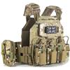 Generic Imbracatura di Trasporto Kit, Gilet Modulare Toracico Airsoft | Include Base Tasca Tripla Pannello Navigazione Tasca Smartphone Tasca Radio e Tasca Posteriore Cargo Utile