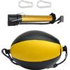shjxi Sacco a doppia estremità, palla da boxe in poliuretano, parte robusta con rimbalzo rapido, kit da boxe per allenamento di reazione, palla reflex e uso di coordinazione, include moschettone ad ago