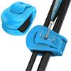 Generisch Clip per canna da pesca, 4,5 x 2,2 x 3 cm, supporto per canna da pesca, multifunzione, per terra, kayak, barca, dock, trolling, antiscivolo, fissaggio automatico, attrezzatura da pesca in due pezzi