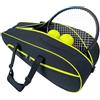 LADFRTYU Borsone Tennis Zaino Da Tennis 3-6 Pezzi Borsa for Racchette Di Grande Capacità Badminton Palestra Racchetta Squash Con Scarpe Separate