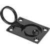 TOYANDONA Maniglia Anello per Sportello Nautico in Acciaio Inox Nero