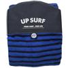 TISHITA Tavola da Surf Copertura Poliestere Elasticizzata Protegge Tavola con Punta Rinforzata Tasca Accessori Chiusura Pratica Adatta per Uso Quotidiano Trasporto in Auto Viaggio, Nero+Blu, 8.0
