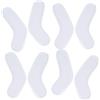 Wiffe 4 paia di protezioni per caviglia da sci, comode, adesive, con cuscinetto in gel, per sci, snowboard, infortuni, cavigliere, materassi crema