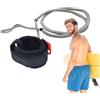 shjxi Corda da wakeboard, guinzaglio da traino da surf, da polso per attività all'aperto, imbracatura da polso regolabile per sport acquatici, cavo resistente e flessibile, ideale per wakeboard