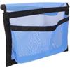 MAGICLULU Borsa Portaoggetti per Barca in Rete Teslin Blu Adesivo Antiscivolo, Organizer per Sedile per Kayak e attività Nautiche