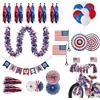 Generic Decorazioni Per Bicicletta Da Bambini Kit Di Bandierine E Nappe Rosse