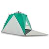 HFXHIJXQ Tenda da spiaggia per 4 persone, a sgancio rapido, per spiaggia e giardino, grande tenda automatica, 241 x 240 x 200 cm, con borsa per il trasporto, picchetti e sacchi di sabbia