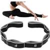 Generic Fasce elastiche per esercizi, attrezzatura per esercizi di stretching a 8 sezioni, fasce di resistenza per yoga, per allenamento muscolare per donne e uomini, casa, palestra, pilates tutto il corpo
