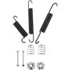 NUOBESTY Kit Molla di Ritorno Pedale Freno per Golf Cart in Metallo Argento, Installazione Rapida, Accessorio per Veicoli Club Car, Set Completo per Prestazioni Migliorate