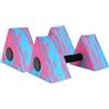 Generic Confezione da 2 manubri galleggianti in EVA, 26,9 x 15 x 13 cm, 80 g ciascuno, bilanciere galleggiante triangolare per esercizi in piscina, allenamento di nuoto, fitness per bambini