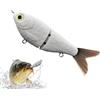 Generic Esche da Pesca al Bass Coda Realistica in Fibra, Silicone Morbido,
