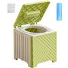 Generisch Toilette portatile per adulti, design antiscivolo, vasino da allenamento con cuscino in PVC, toilette portatile per bambini, ragazze, donne, cantieri
