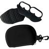 KQFCAZRE Guanti da Allenamento Resistenti Senza Dita per Sollevamento Pesi, Ideali per Ginnastica, Bodybuilding, Nero