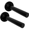 EcoLivzen Supporto salvaspazio da parete per bilancieri, per casa, palestra e garage, organizer per fitness in acciaio con asta da 210 mm