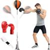 Generic Reflex Bag - Sacco da boxe | Allenamento di boxe a casa, velocità di boxe, con base a molla regolabile in altezza e stabile allenatore di reazione per calci, allenamento fisico, salute fisica, fitness
