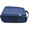 Generisch Borsa porta scarpe da golf Uomo Trasportino unisex con cerniera,