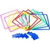 Generisch Hopse - Anelli per bambini, gioco divertente per parco giochi, 10 connettori inclusi, giochi per parco giochi con pouf divertente, multiuso, per interni ed esterni
