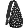 JUZGTSIT Borsa a tracolla multiuso zaino a tracolla da donna zaino da donna zaino all'aperto ciclismo escursionismo viaggi, stampa zampa di cane, M, moda