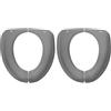 OUNONA Toilet Adult Portable Seat Waterproof in Plastico 2 Pezzi per Camping e Viaggi aereo per Adulti e