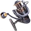 HUSHUI Mulinello da Pesca Spinning Serie SW Costruzione in Metallo Facile Fusione per River Lake Ocean 4 + 1BB 1PC (SW3000)