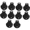 FytStycale 10 Etichette Numerate per Coperture di Mazze da Golf, Accessori per Sacche da Golf, Compatte E Intercambiabili per Ibridi, Mazze E, Style B
