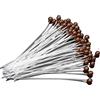 Generic XILILHC Occhi di Granchio e gamberetti Materiali for Costruzione Mosche Marroni 50 Pezzi for Confezione