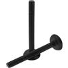 Warmhm Barra di Supporto per Kettlebell e Bilanciere in Pp Nero, Facile da Installare, per Allenamento della Forza a Casa per Principianti