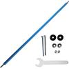 Generisch Rete per tappeto elastico, 175 cm, in acciaio, supporto stabile, tubo inferiore del , set di ricambio per cortile, cortile e esterno, giardino, riparazioni