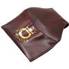 KQFCAZRE Custodia Porta Gesso per Stecca da Biliardo con Clip per Snooker, Marrone, 10.5x10cm