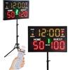YZ Tabellone segnapunti elettronico a Batteria con cicalino, tabellone segnapunti Digitale da Tavolo Portatile con Telecomando, da Parete Professionale punteggio Score Keeper per Multisport Indoor