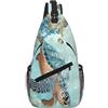 JUZGTSIT Blue Sea Turtle Zaino Sport Escursionismo Zaino a tracolla Zaino da viaggio per uomo donna
