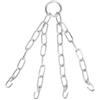 Serenophile Catena pesante per sacco da boxe, catena da 30 cm in metallo zincato con 4 ganci a S per sacchi pesanti MMA