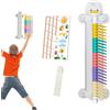 shjxi Allenatore di salto verticale, asta regolabile per un rimbalzo alto, strumento di misurazione educativo, aiuto per l'allenamento sportivo per bambini, regalo per la festa dei bambini, 36 x 20 x