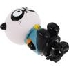 SECFOU Campanello per Bicicletta e Scooter per Forma di Panda in Plastica, Suono Forte e Chiaro, Accessorio Divertente per Ragazze e attività All'aperto