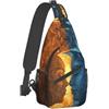 JUZGTSIT Bel modello-2 zaino da trekking zaino a tracolla borsa sportiva leggera e borsa a tracolla per donne uomini