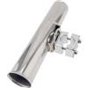 CSSHNL Porta Canne da Pesca Supporto for Canna da Pesca Regolabile in Acciaio Metallico for corrimano for Barca/Canoa/Kayak, portacanna da Pesca