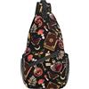 JUZGTSIT Borsa a tracolla da baseball vintage sport escursionismo zaino a tracolla zaino da viaggio per uomo donna zaino B07 Daypack