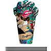 KQFCAZRE Parafanghi Leggeri per Mountain Bike da Strada, Anteriori, Posteriori E Tubo Diagonale, con Fascette, Ideali per Il Downhill, Colore Donne