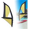 Generic Vela gonfiabile per windsurf, aquilone portatile con borsa portaoggetti e guinzaglio da surf per vento e giochi d'acqua, perfetto per surf e attività all'aperto