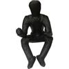KQFCAZRE Sacco da Allenamento per Jiu Brasiliano, in Pelle PU, Portatile, Vuoto, per Adulti, Accessorio per Allenamento di Karate, Viso Rosso 165cm