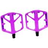KQFCAZRE Pedali Piatti Antiscivolo Ad Alte Prestazioni, in Nylon Resistente, Leggeri, per Componenti, Accessori per Il Ciclismo, Riparazione, Viola